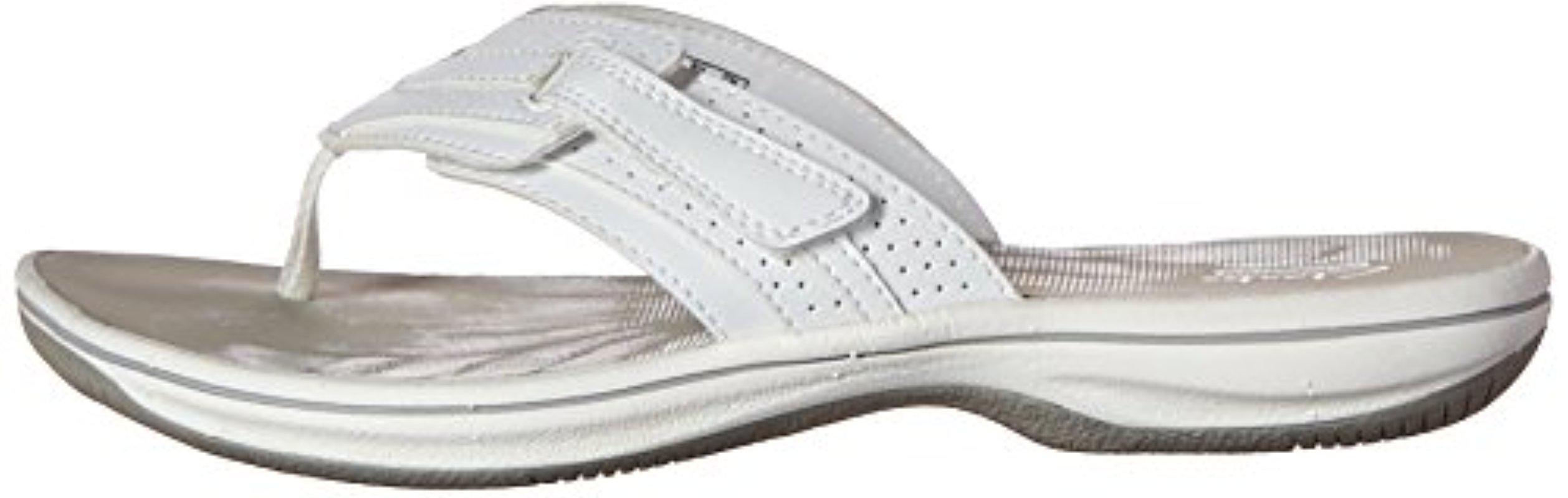 clarks women's brinkley keeley flip flop