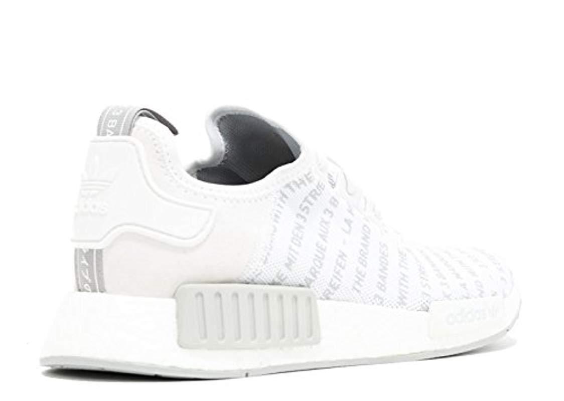Adidas Nmd White Black Stripes Top 