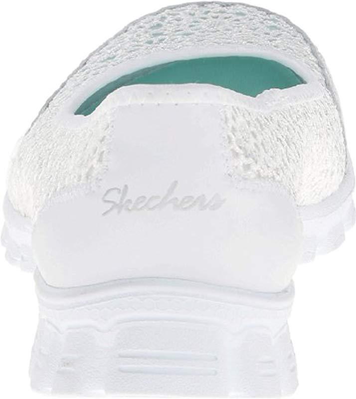 Skechers Gummi EZ Flex 2 Sweetpea Damen Geschlossene Ballerinas in Weiß -  Sparen Sie 66% | Lyst DE