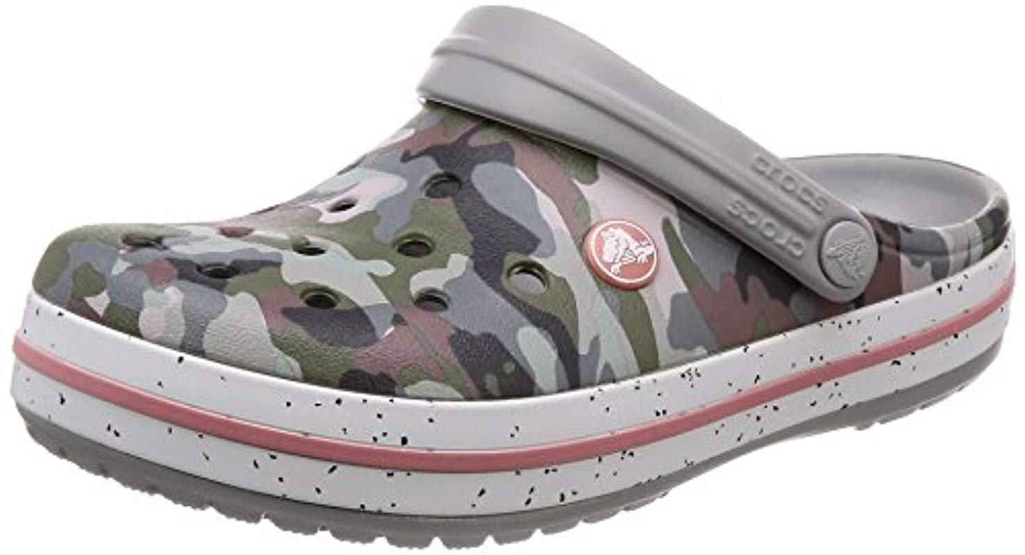 crocband graphic clog