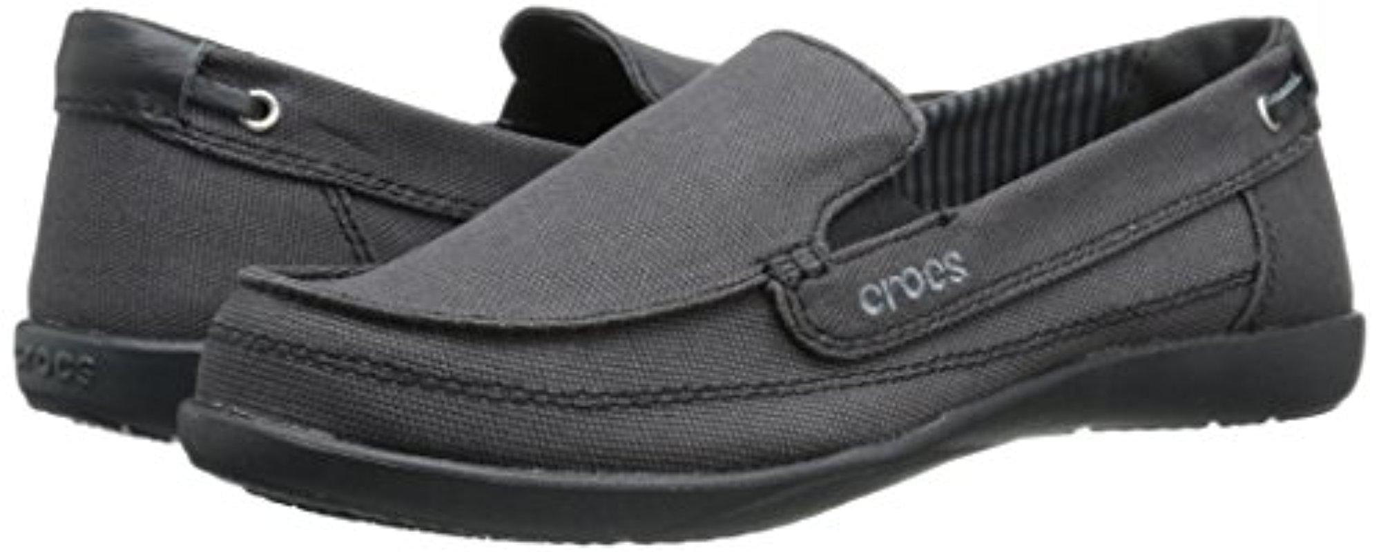 crocs walu canvas loafer dsw