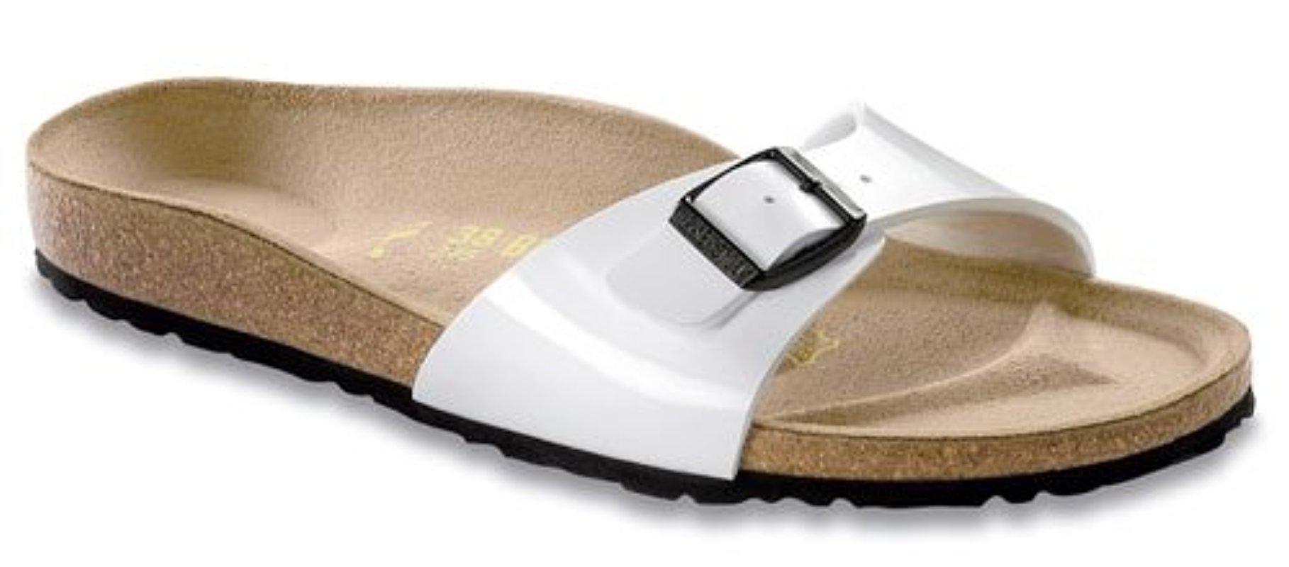 Madrid Birko Flor (NARROW FIT) - White - SUNA Shoes & Accessories