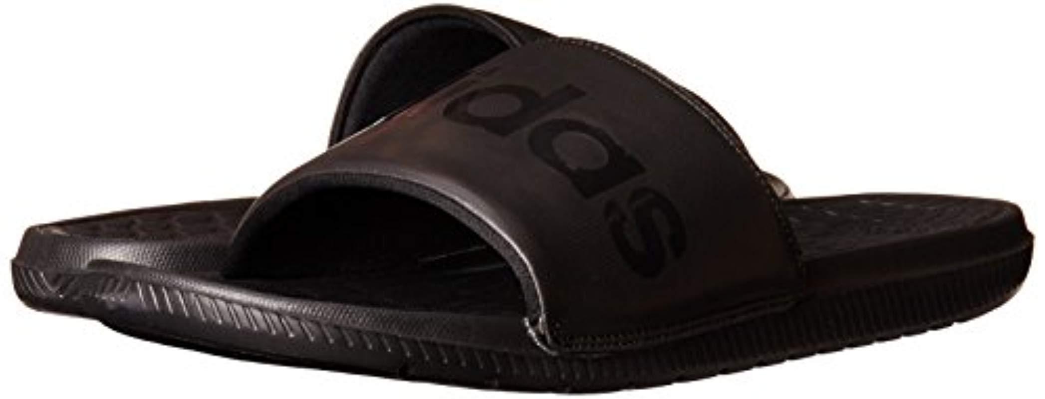 adidas Synthetic Performance Voloomix Athletic Sandal in Black/Black  (Black) for Men - Lyst