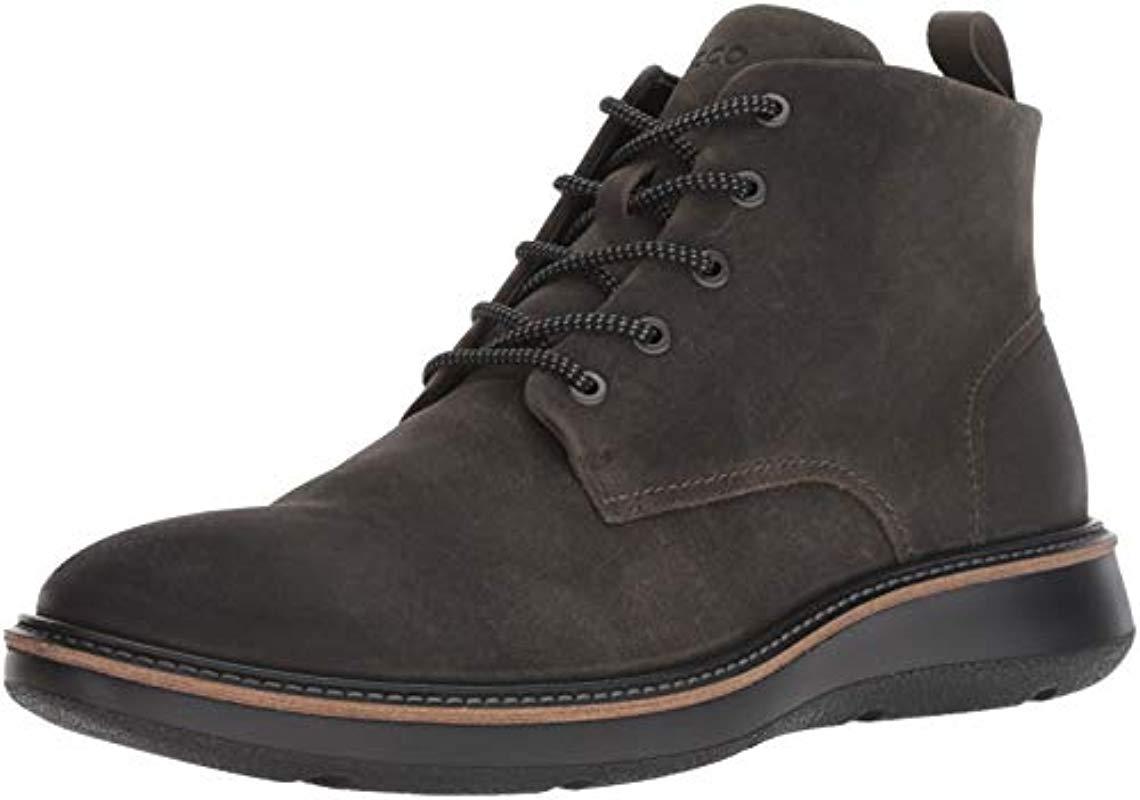 Ecco Aurora Mid Chukka Boot in Black for Men Lyst