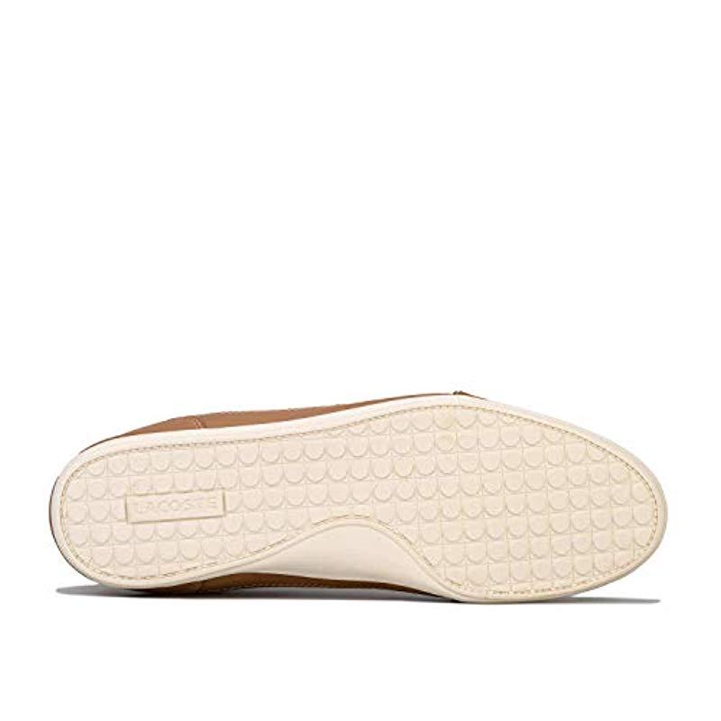 lacoste trainers tan