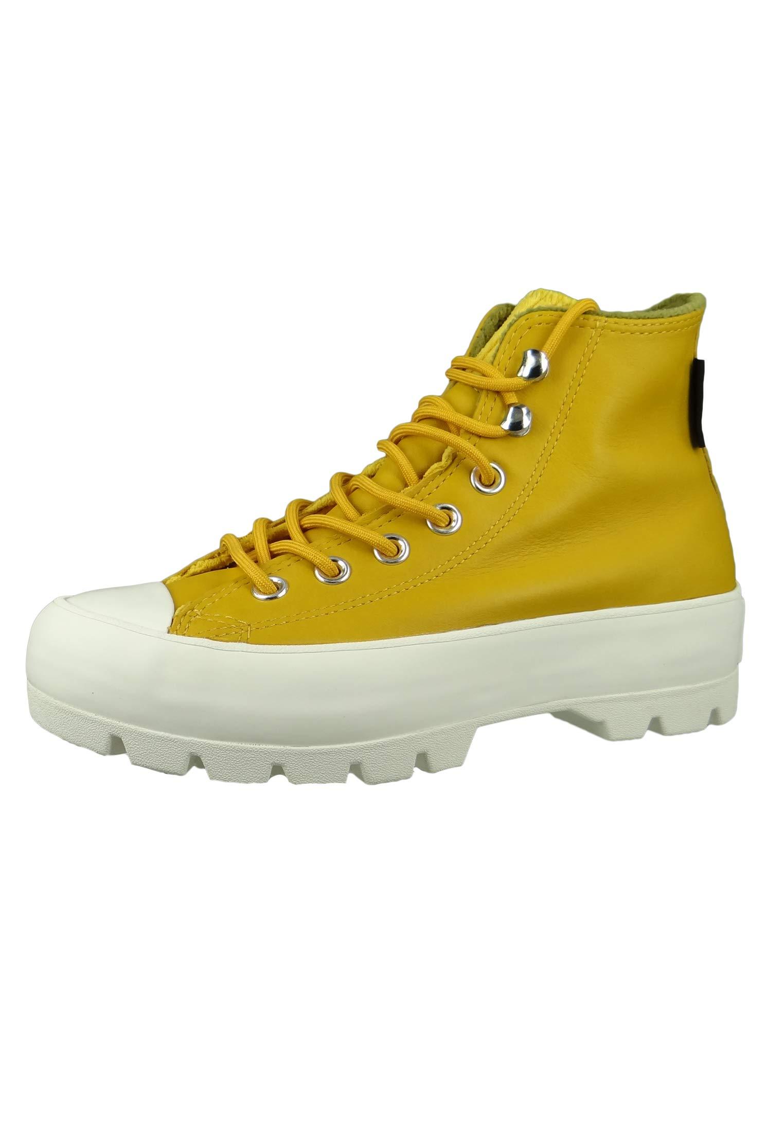 Chuck Taylor All Star Lugged Winter Hi Cuir Gold Dart Cuir Converse en  coloris Jaune - Lyst