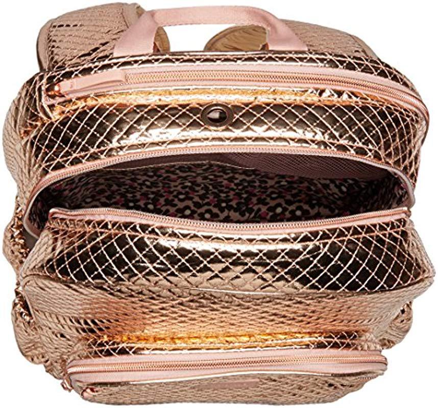 rose gold vera bradley backpack