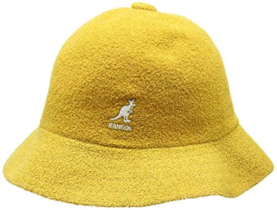 Kangol Bermuda Casual Bucket Hat Classic Style in Yellow for Men - Lyst
