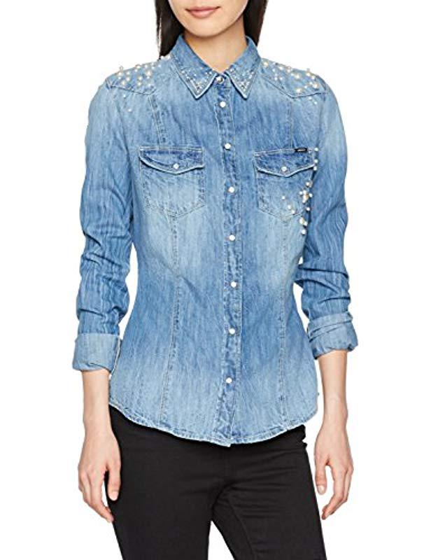 guess lalima denim shirt