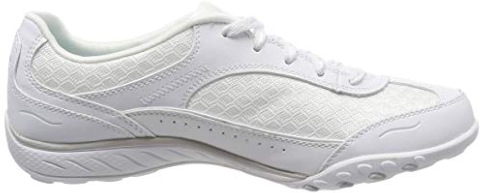 skechers white breathe easy