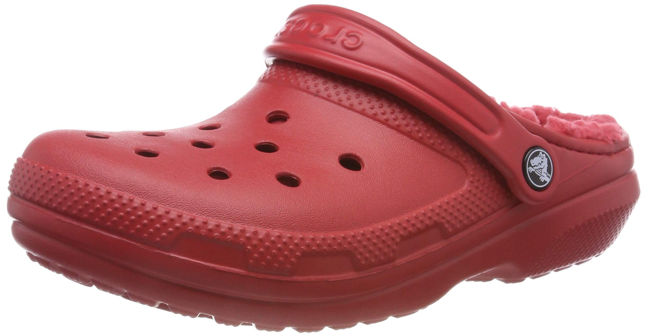 crocs with fur in the inside