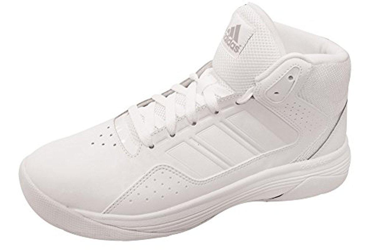 adidas Rubber Performance Cloudfoam Ilation Mid Basketball Shoe in White for Men - Lyst