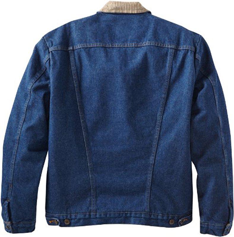 wrangler blanket lined denim jacket