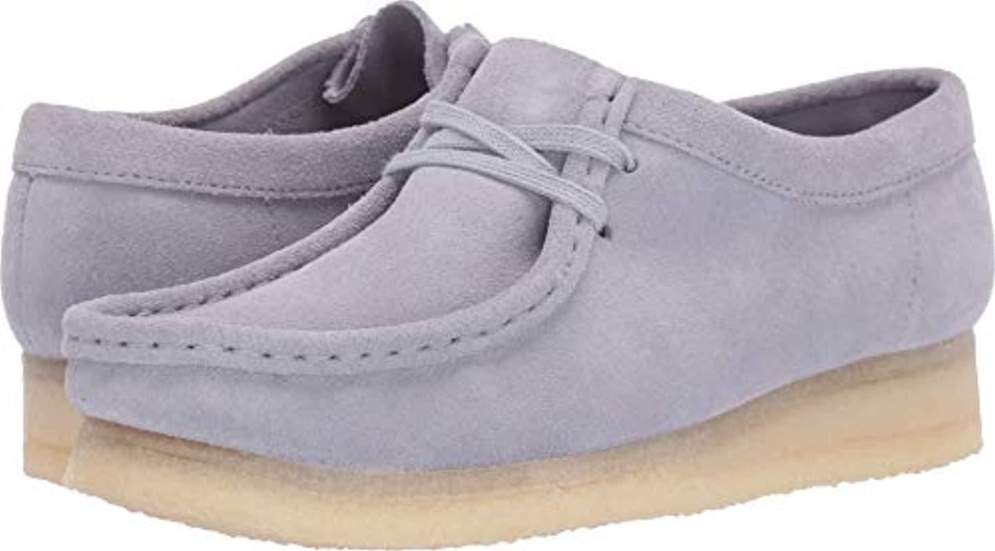 æg Droop Måned Clarks Wallabee in Cool Blue (Blue) - Lyst