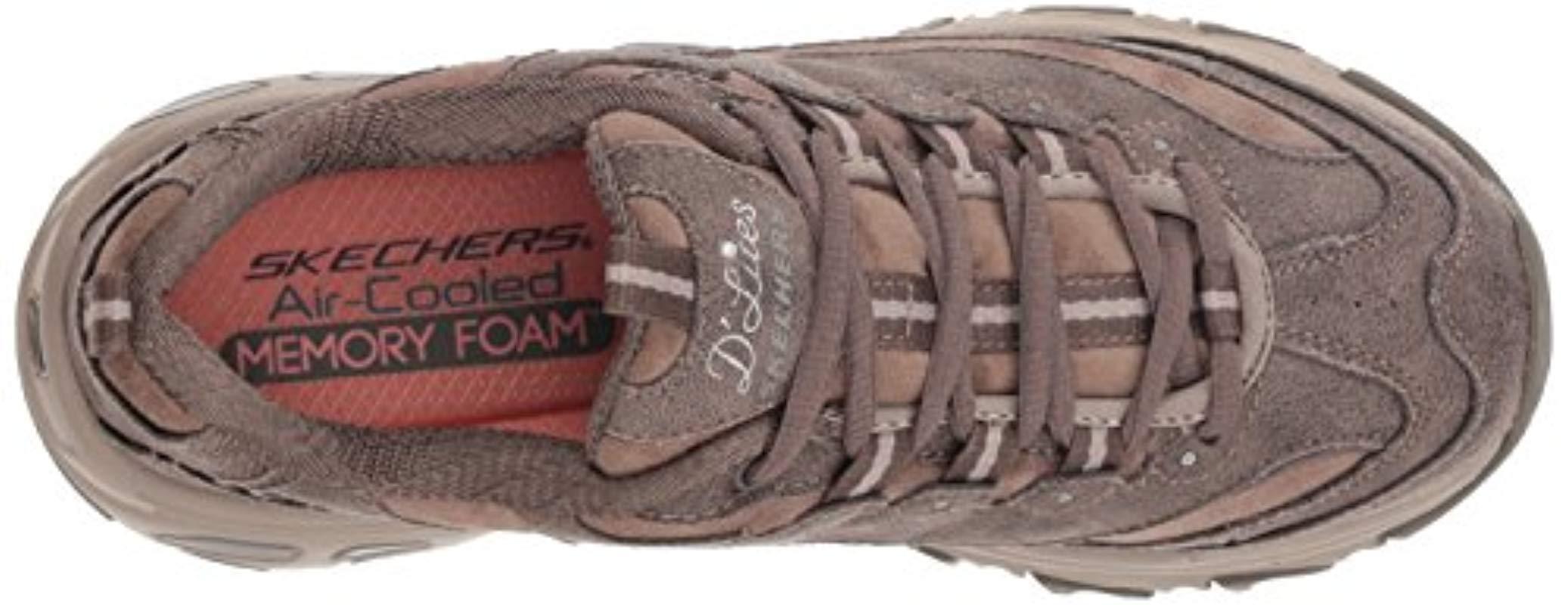 skechers memory foam grau