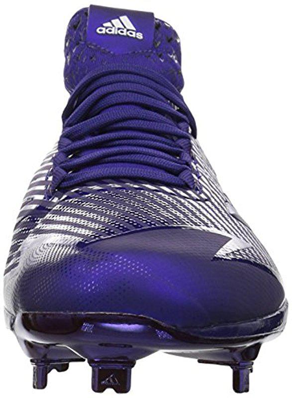 adidas Adizero Afterburner 4 Baseball Shoe in Purple for Men | Lyst