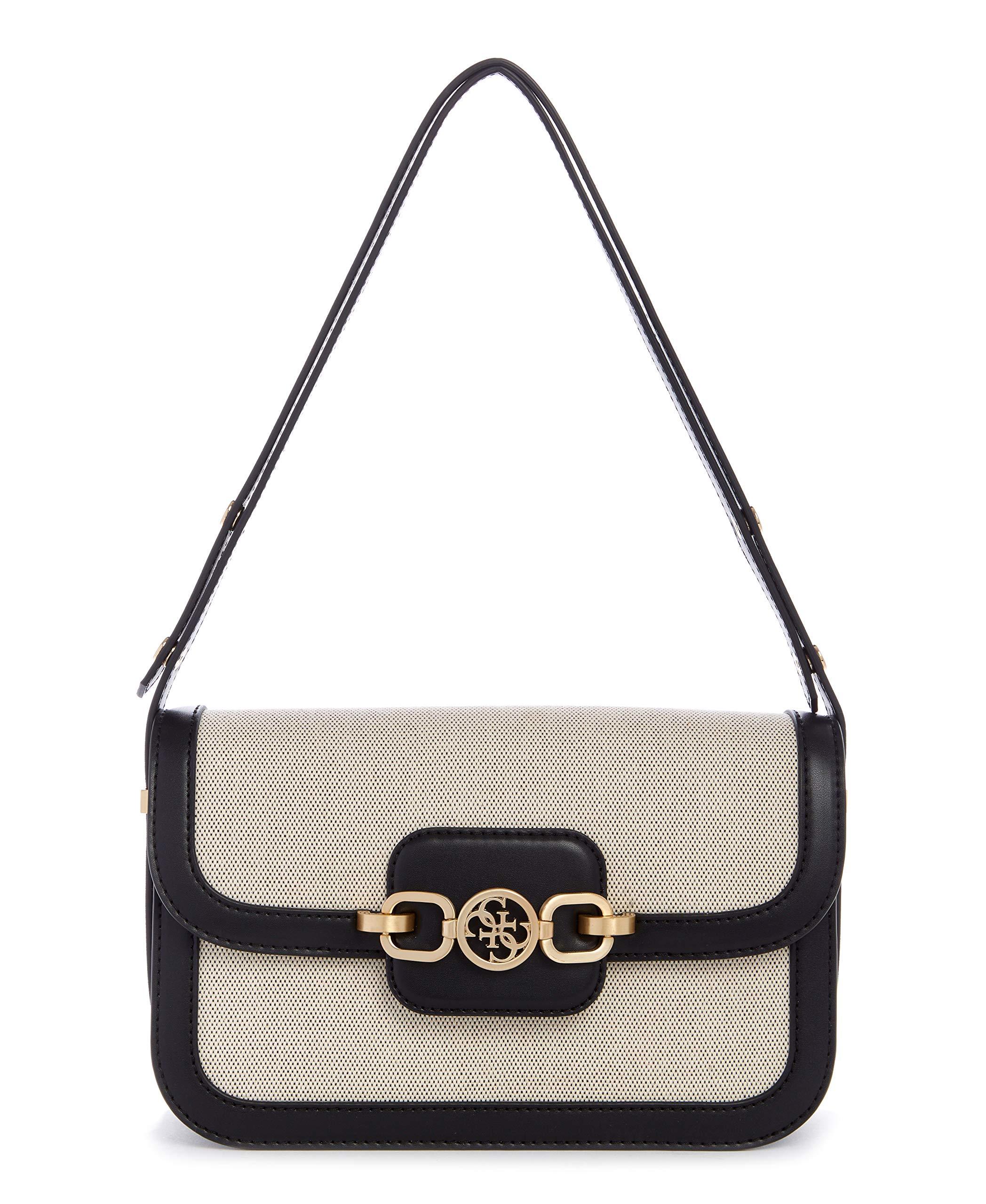 Guess Hensely Canvas Convertible Shoulder Bag in Metallic | Lyst