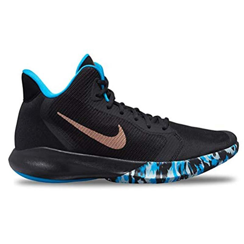 Nike Precision Iii Basketball Shoe in Black/Metallic Red/Bronze (Black) for  Men | Lyst