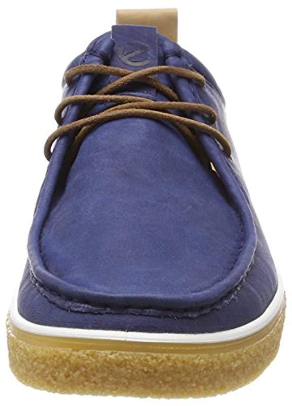 Ecco Crepetray Moccasins in Blue for Men Lyst UK
