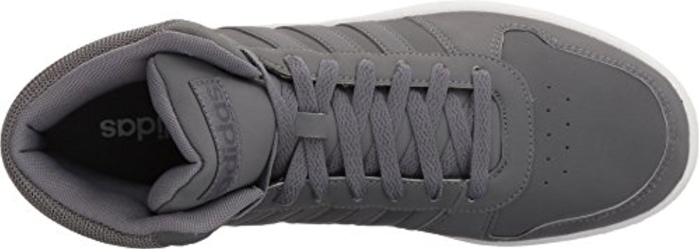 adidas Vs Hoops Mid 2.0 in Gray for Men | Lyst