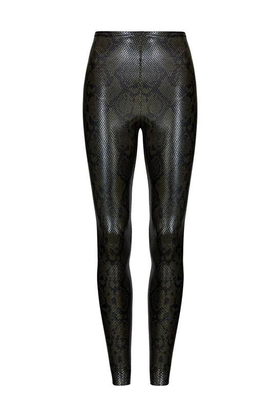 Commando Faux Leather Snake Print 