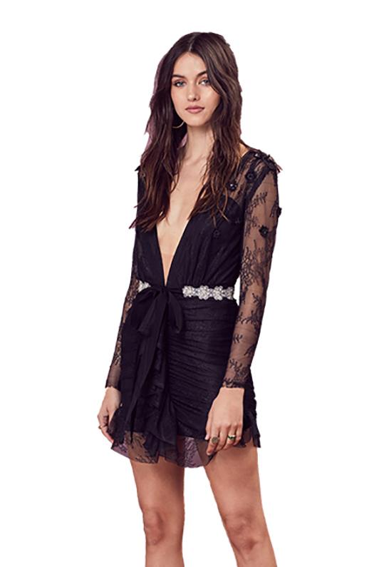 for love and lemons daisy lace mini dress