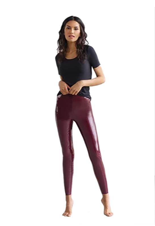 Faux Patent Leather Legging 