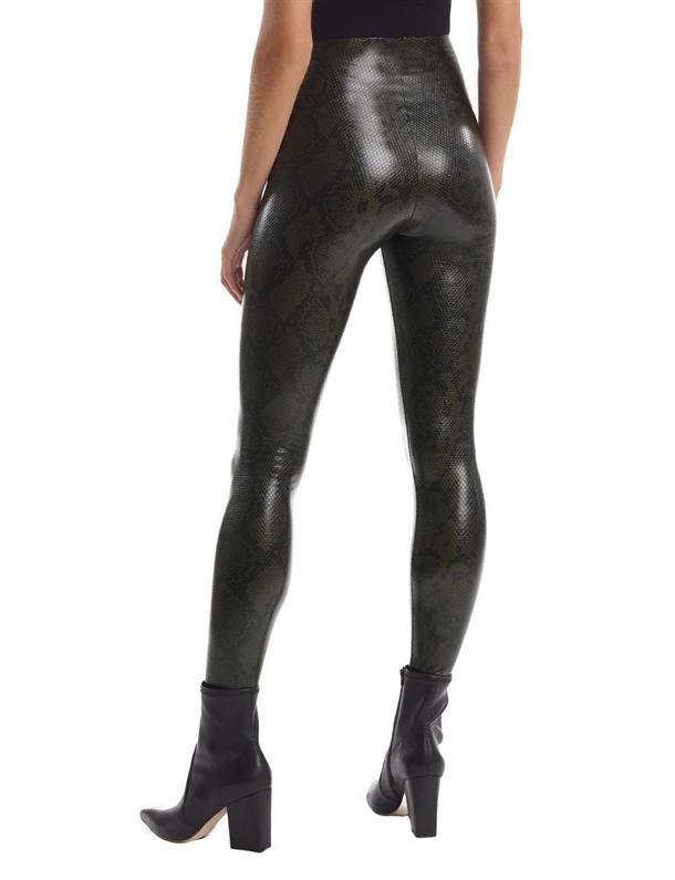 Commando Faux Leather Snake Print 