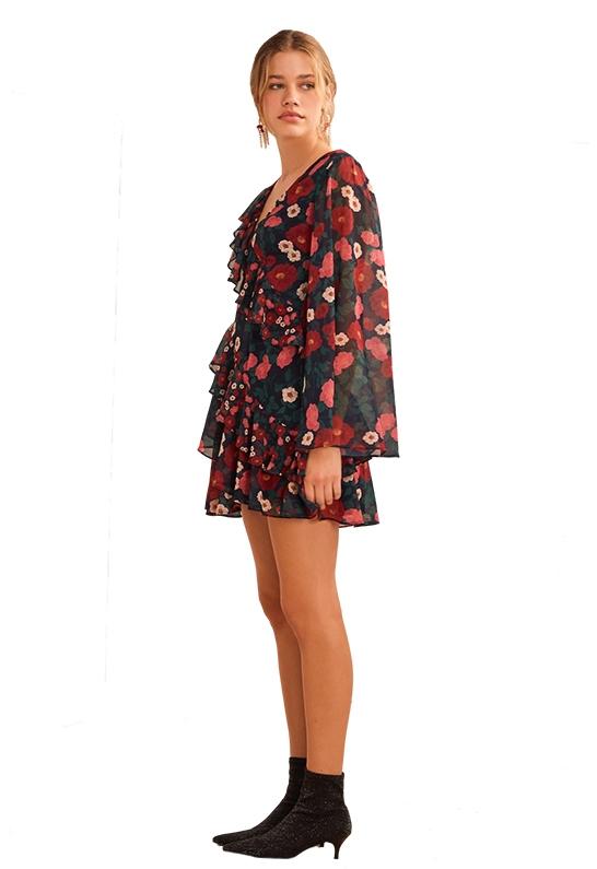 keepsake waves midi dress