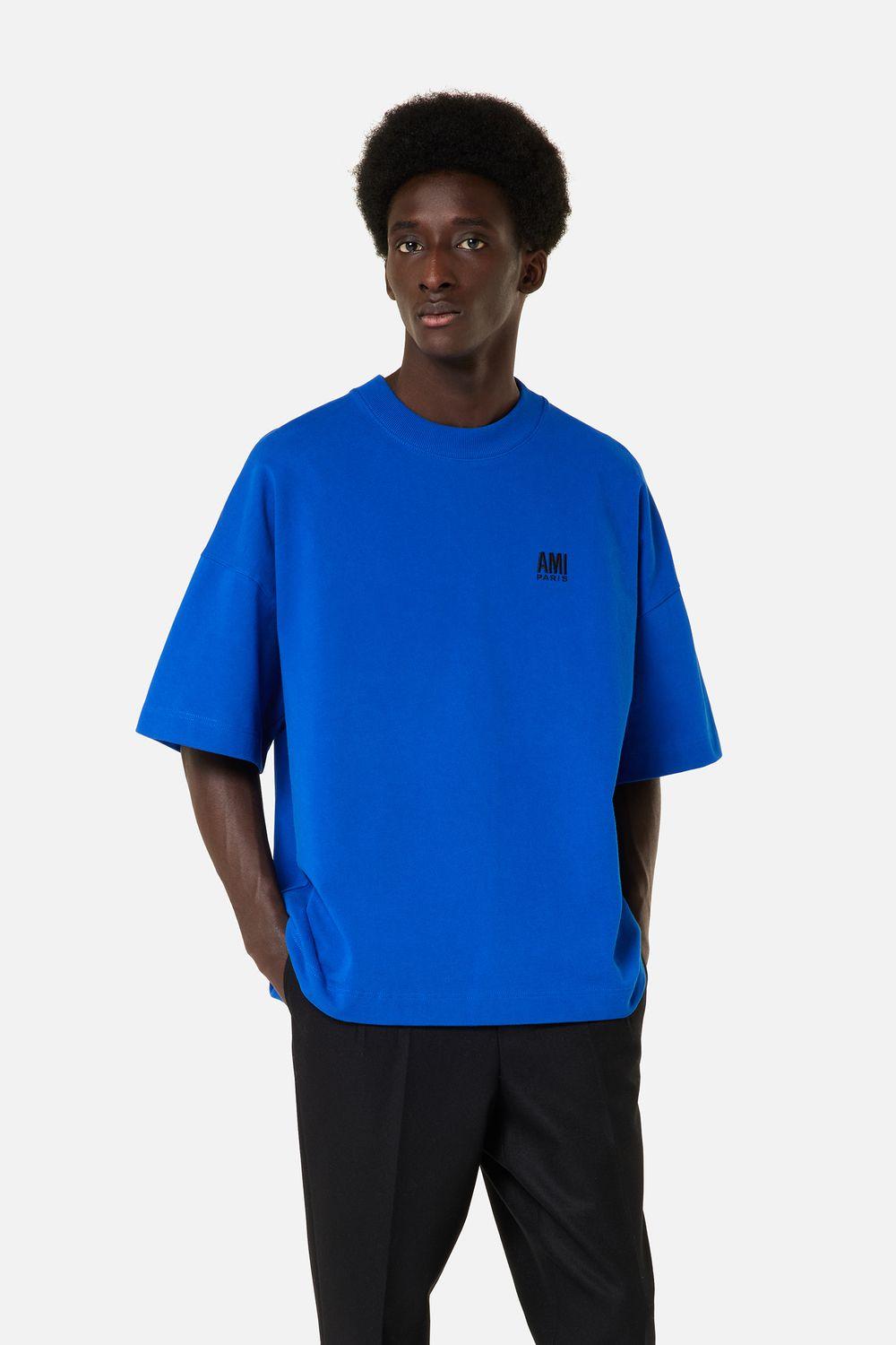 AMI Embroidered Oversize T-shirt in 