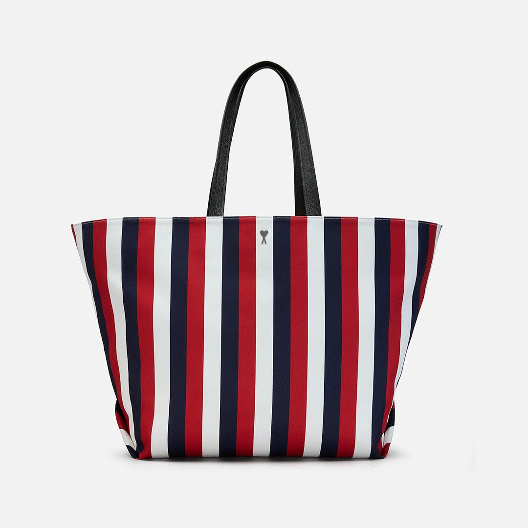 Ami Paris East West Ami Maxi Shopping Bag in Red | Lyst