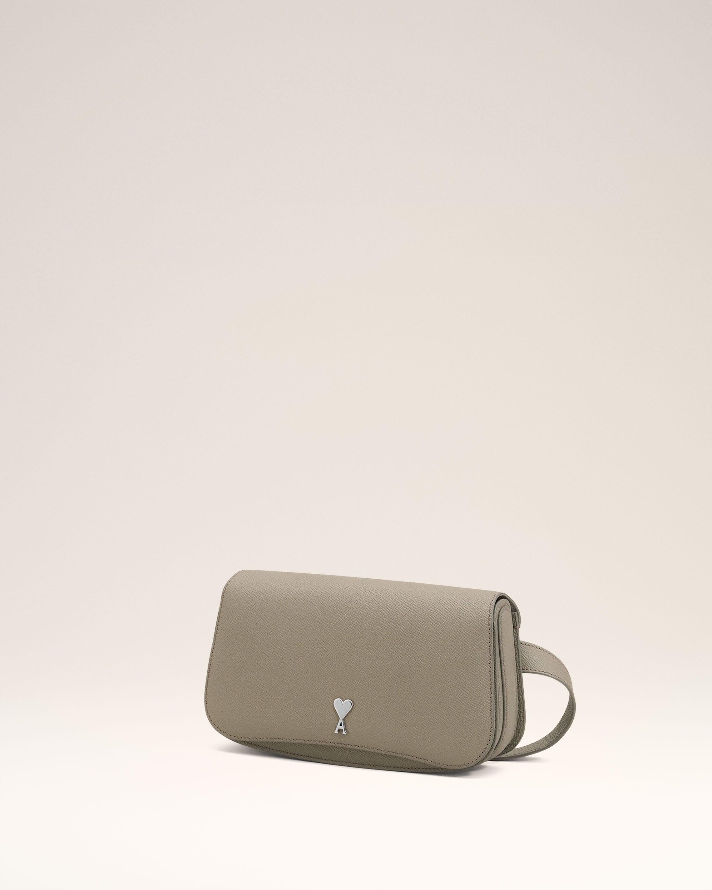 【関税込み】Paris Paris Crossbody - AMI Paris - Leather - Bu Ami Paris Paris Paris leather crossbody bag AMI