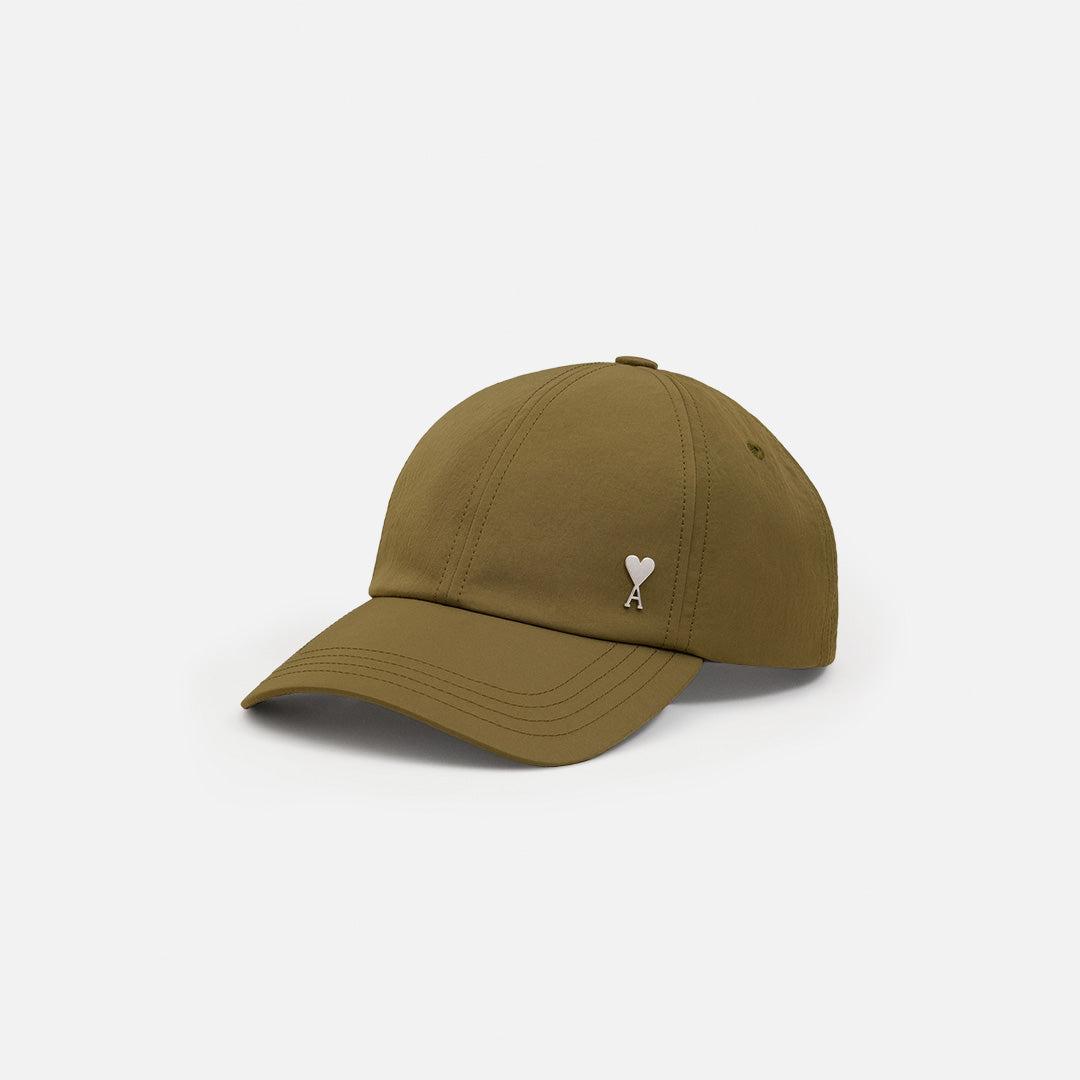 Ami Paris Nylon Ami De Coeur Stud Cap in Green | Lyst