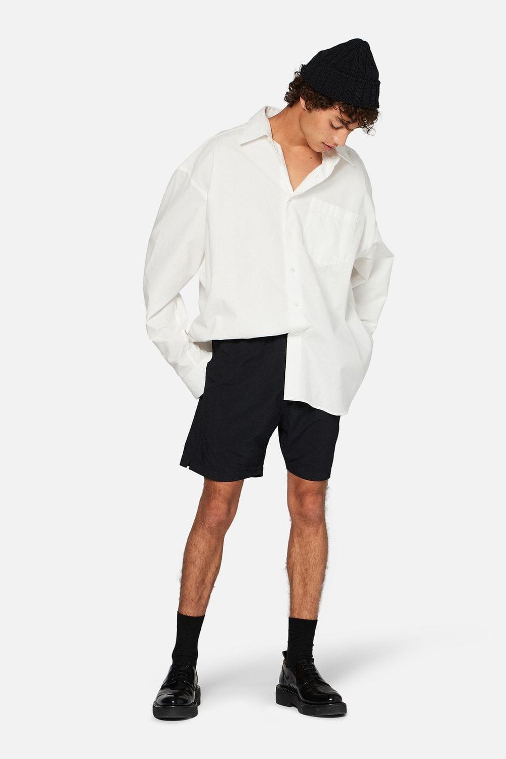 AMI Oversized Shirt in White for Men | Lyst