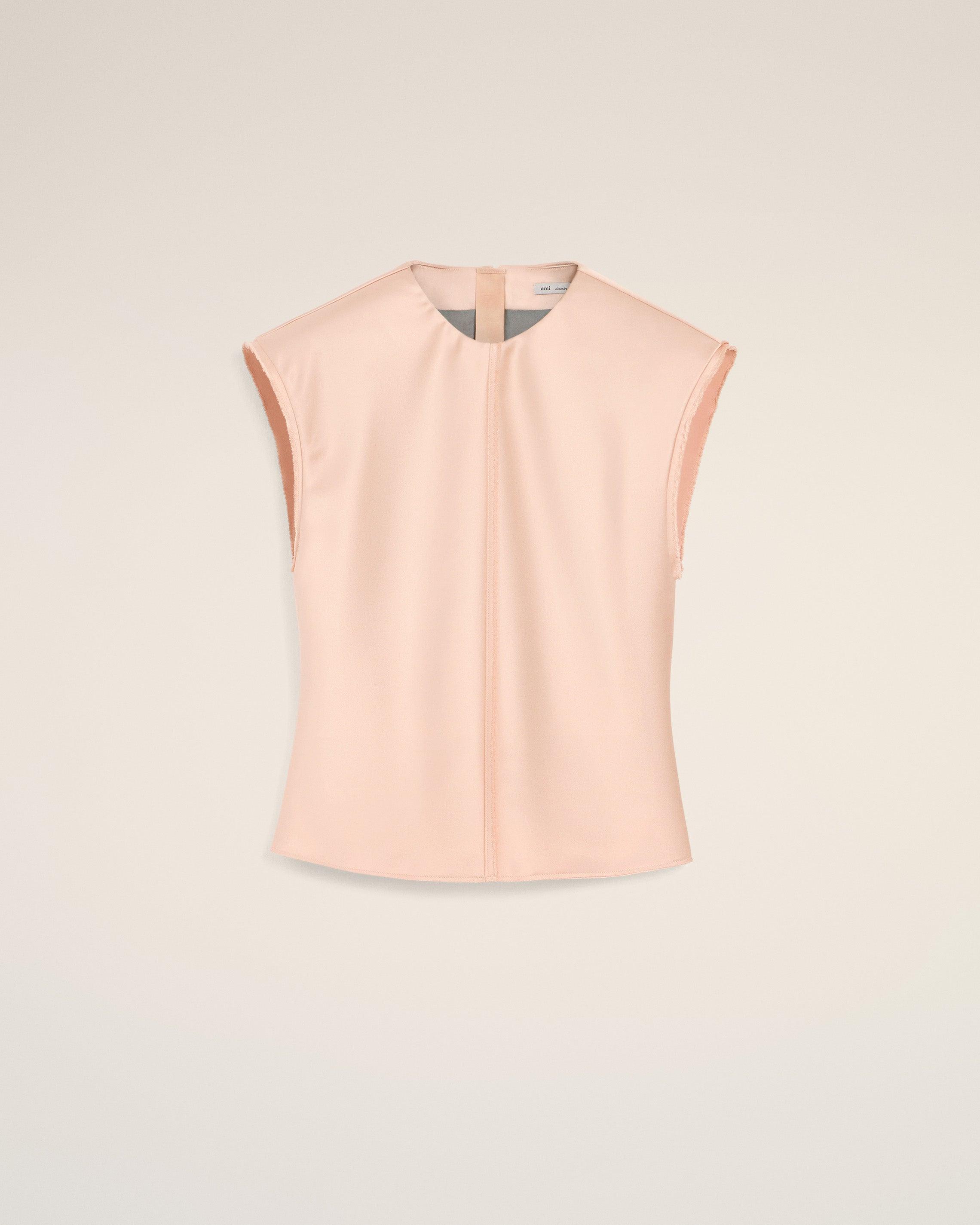 AMI PARIS Sleeveless dress ベージュ Ami Paris Sleeveless and tank tops for Women | Online Sale