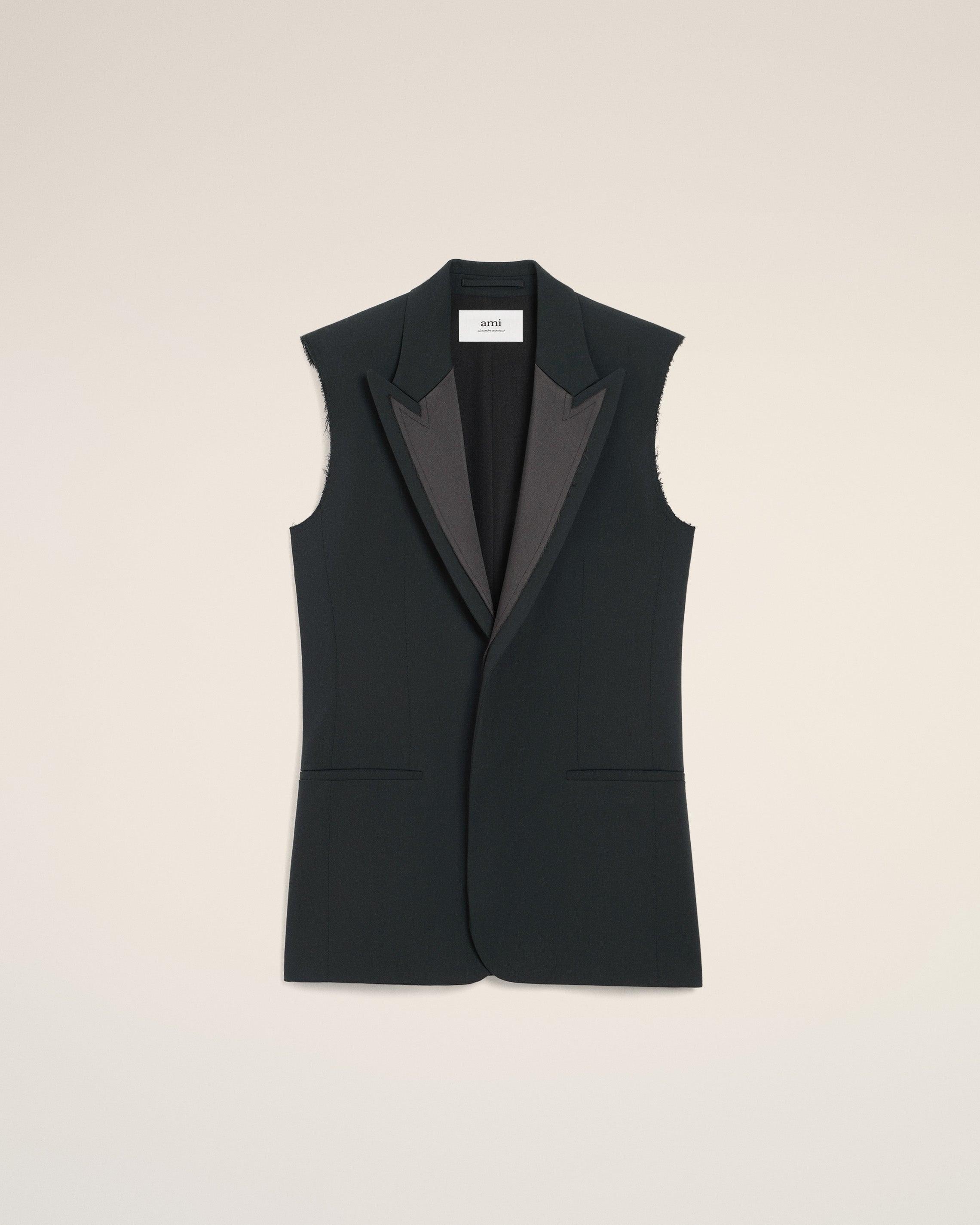 【VIP価格】AMI PARIS WOOL SLEEVELESS JACKET VIP価格】AMI PARIS♡WOOL SLEEVELESS JACKET