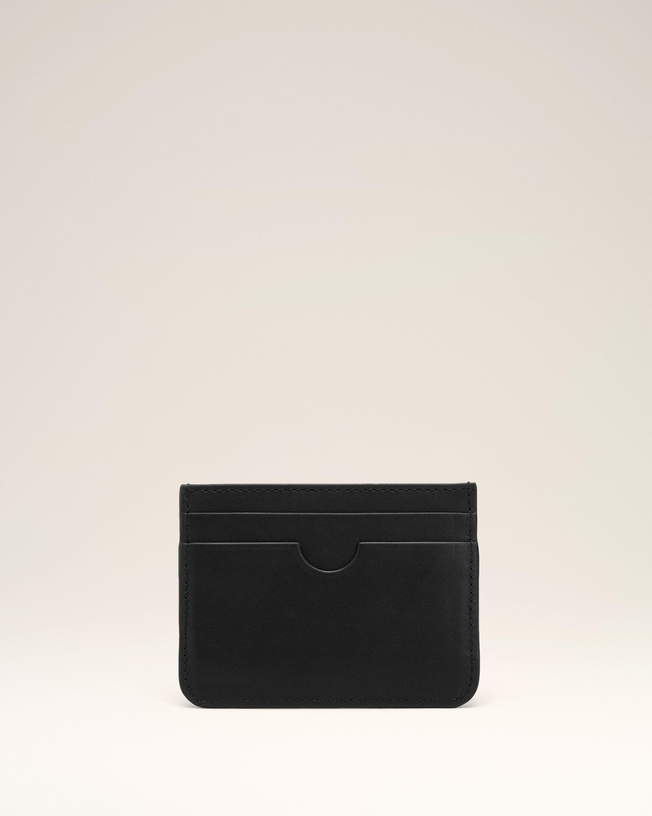★AMI PARIS★ 23FW Army Paris Paris Compact Wallet 11X10 USL Black/Vibrated Brass Paris Paris Compact Wallet | AMI PARIS