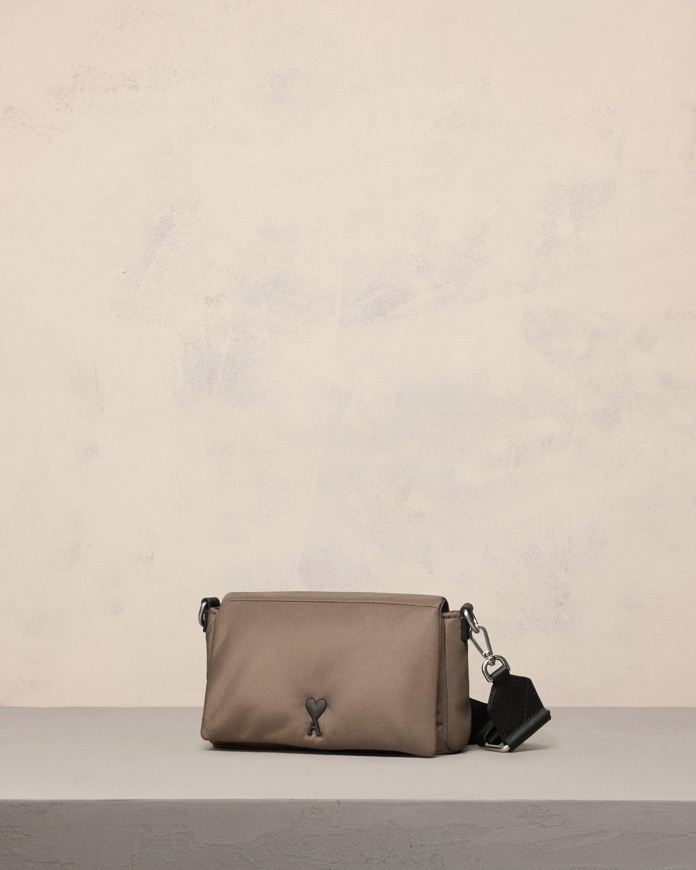 Ami Paris Ami De Coeur Lunch Box Bag in Natural | Lyst