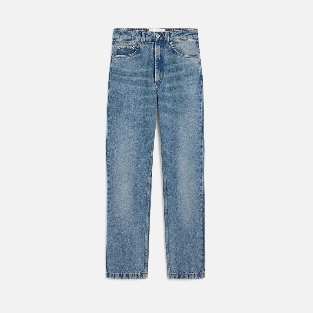 デニム・ジーパン AMI Women Denim Pants FTR031 DE0039136 White Ami Paris Jeans for Women | Online Sale up to 65% off | Lyst