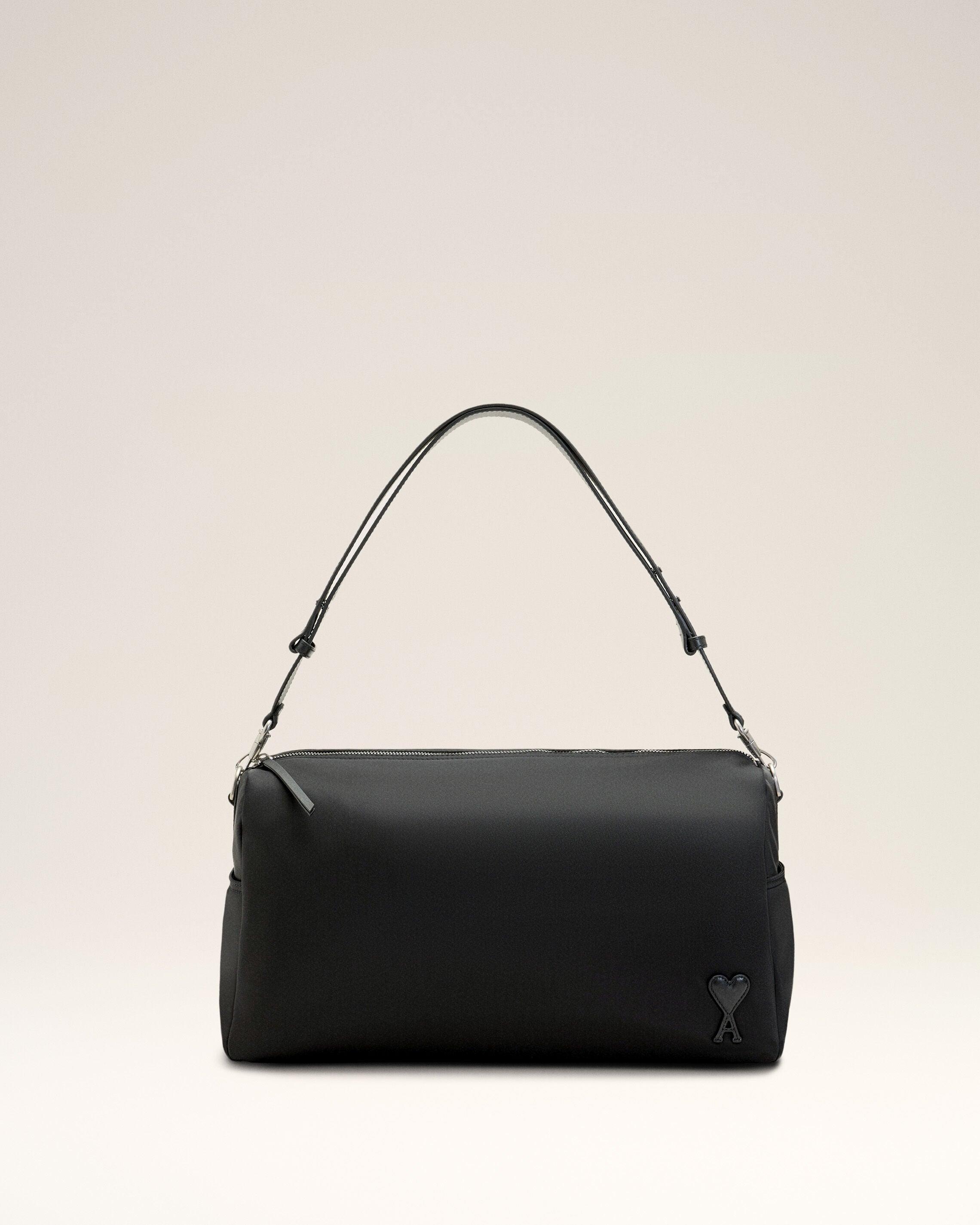 Ami Paris Nylon Marcel Large Bag in Black | Lyst