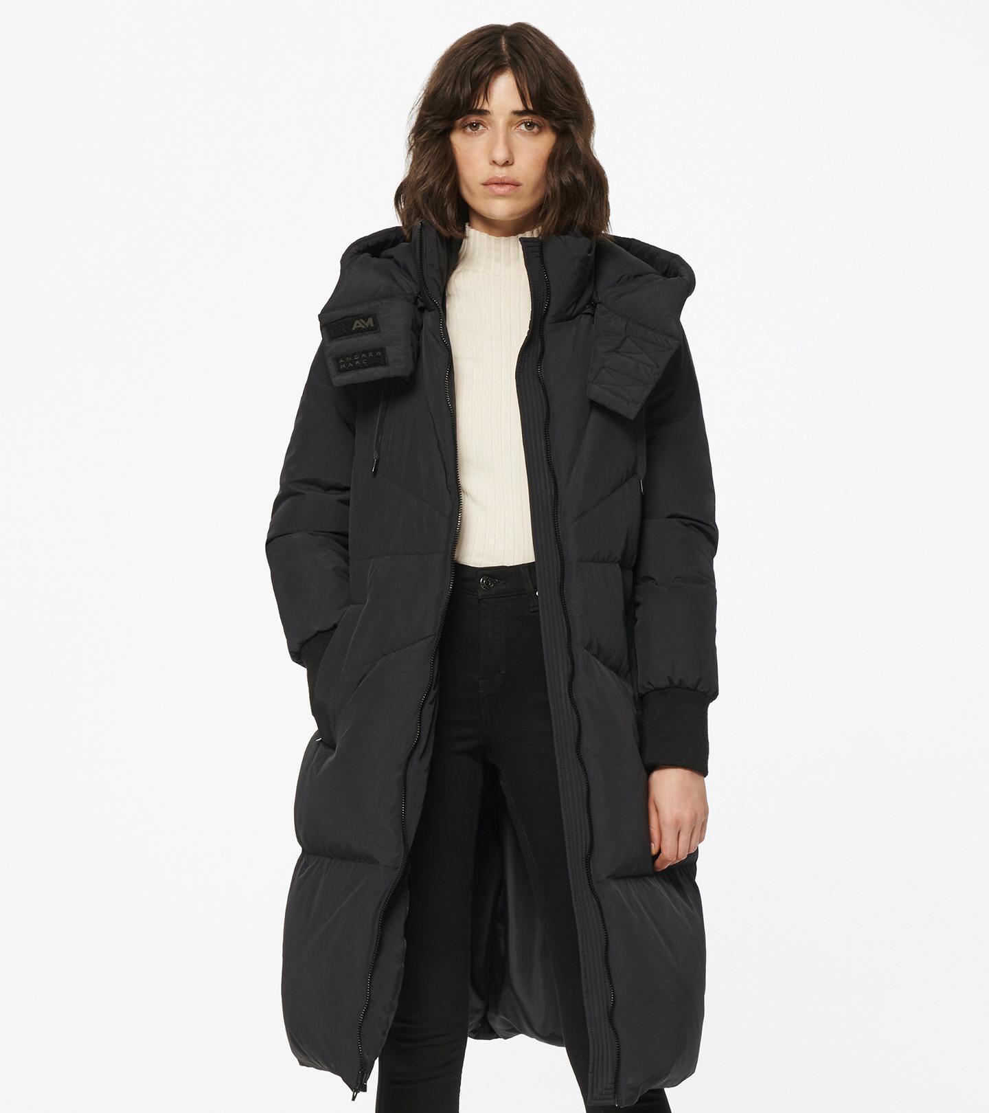 andrew marc long down coat