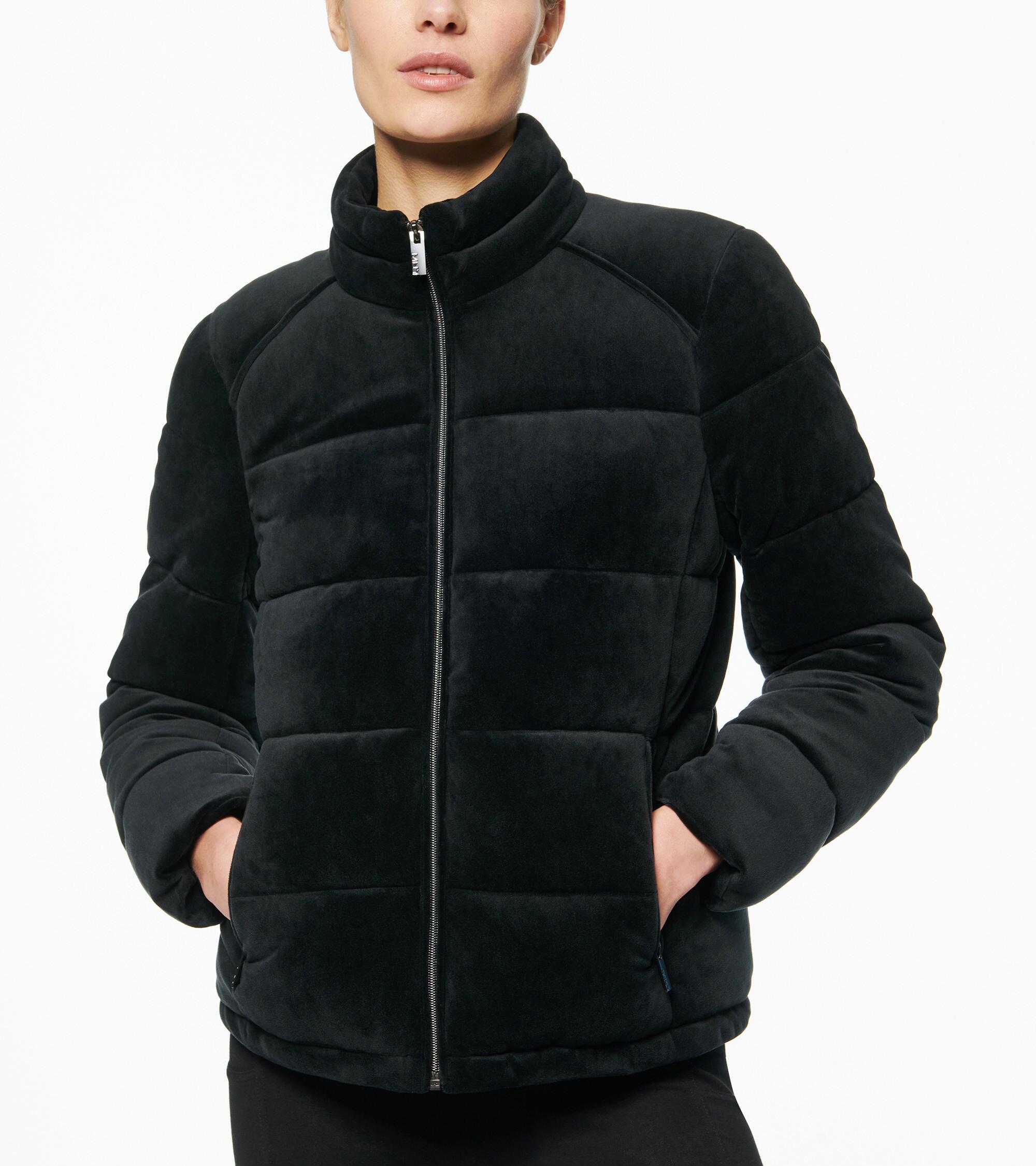 andrew marc black puffer jacket