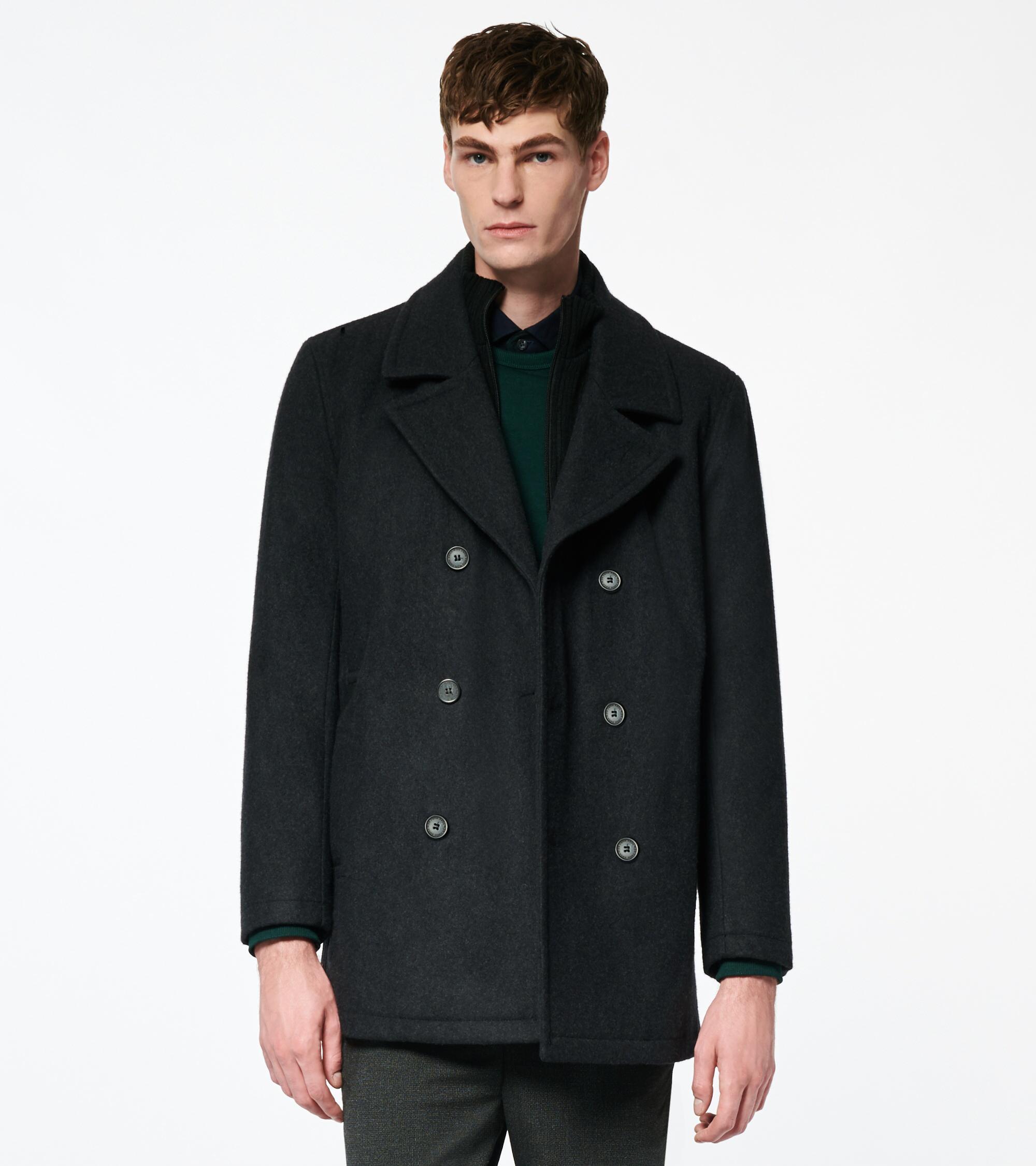 melton wool coat
