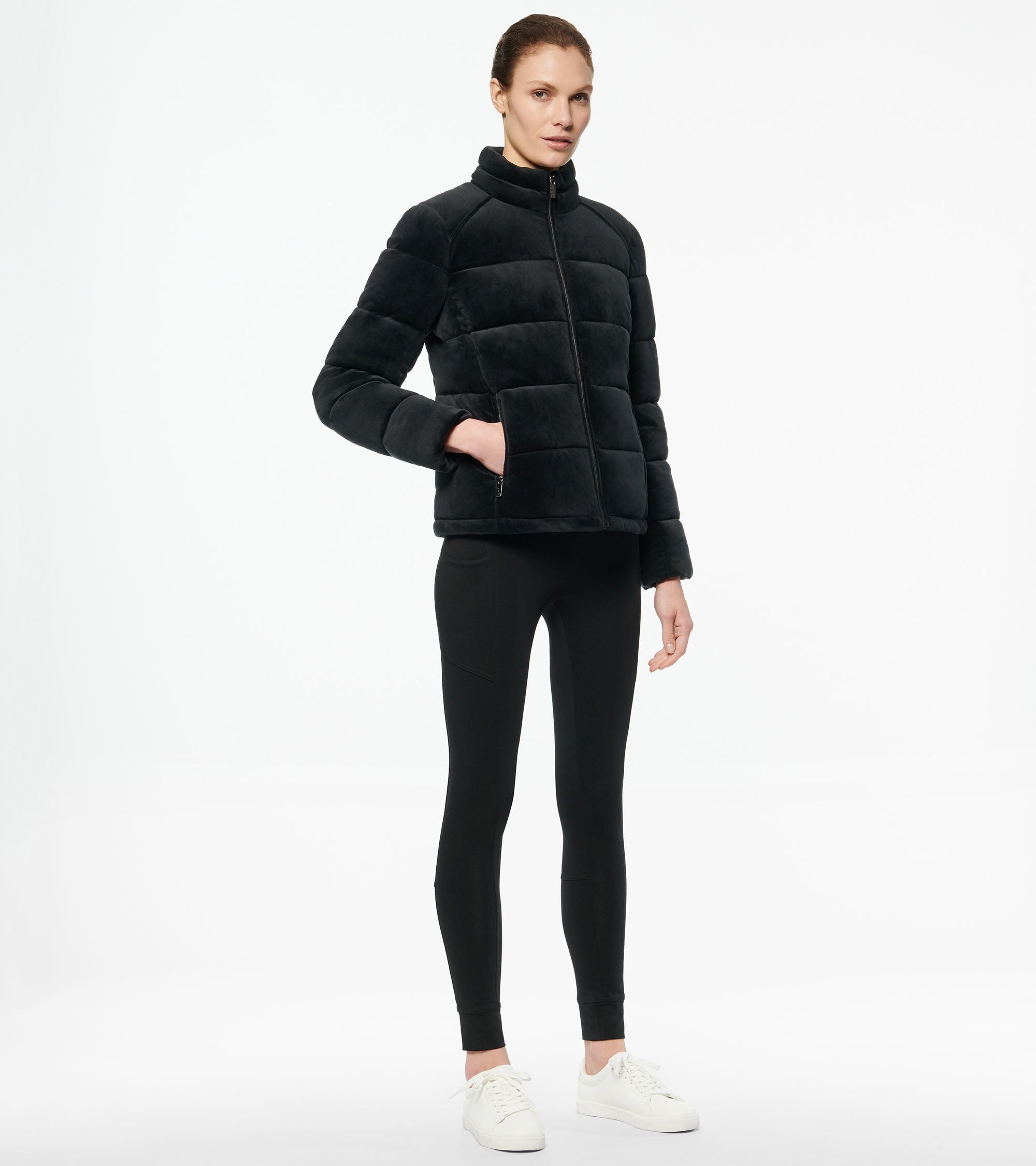 andrew marc black puffer jacket