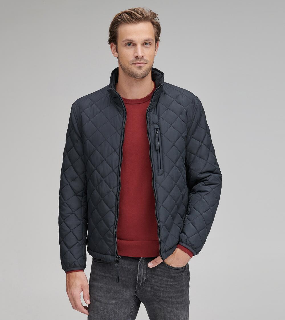 Andrew Marc Fillmore Quilted Jacket in Black for Men - Lyst