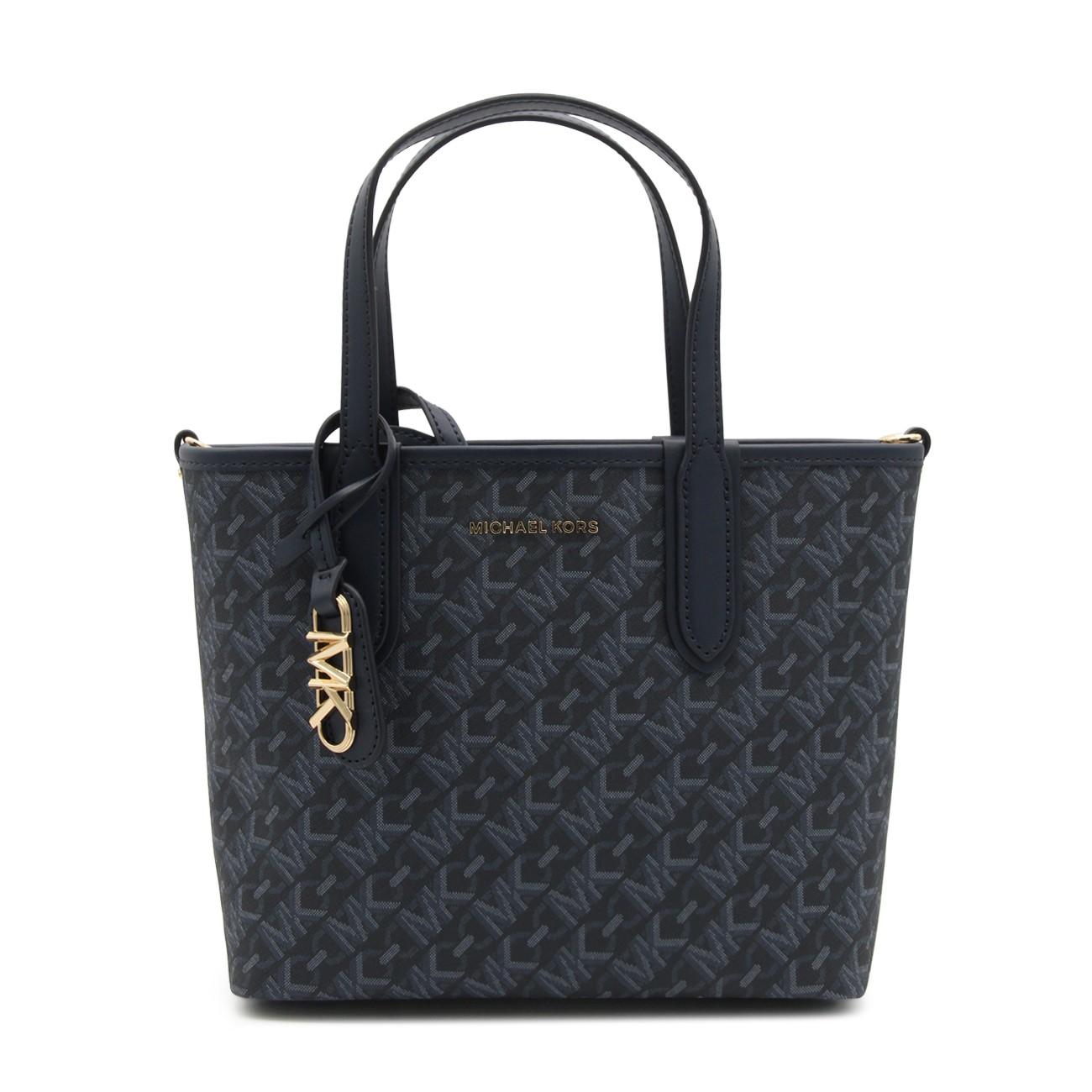 MICHAEL Michael Kors Blue Eliza Tote Bag in Black Lyst