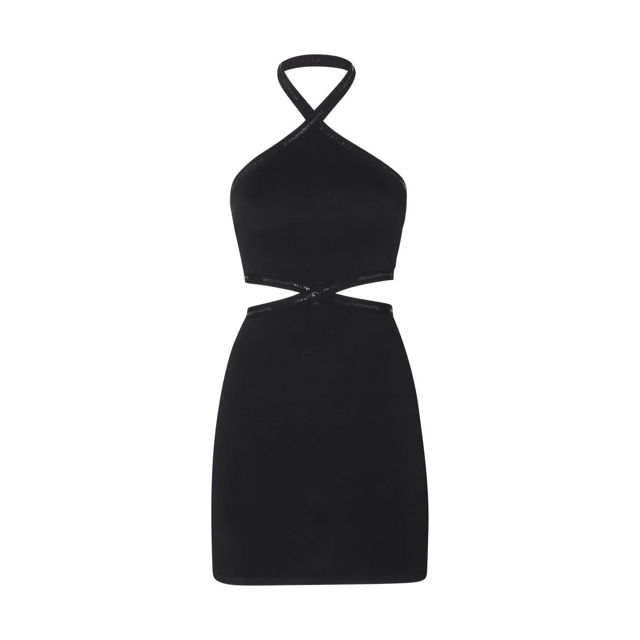Alexander Wang Stretch Cut Out Mini Dress in Black Lyst UK