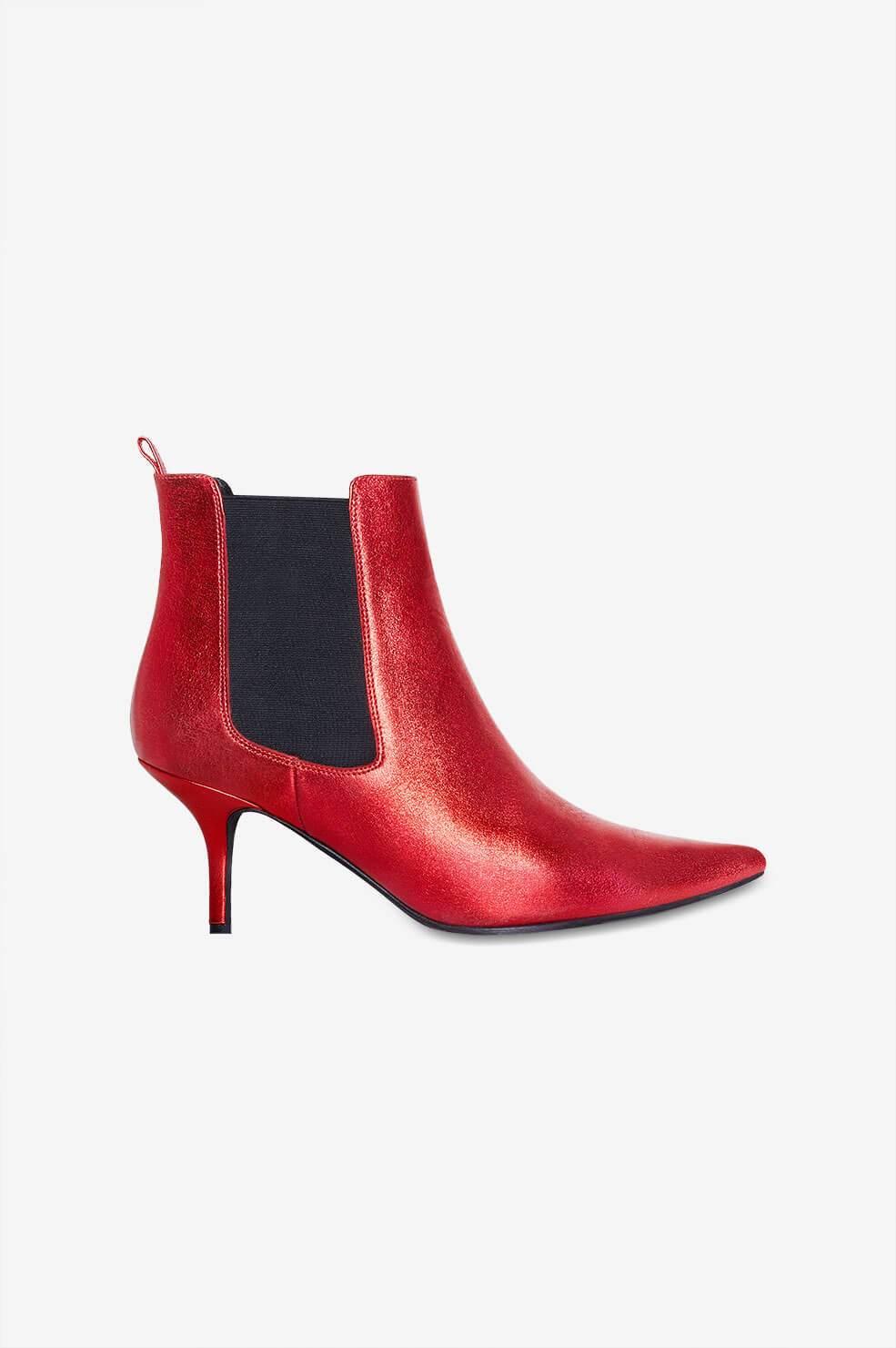 anine bing stevie boots red