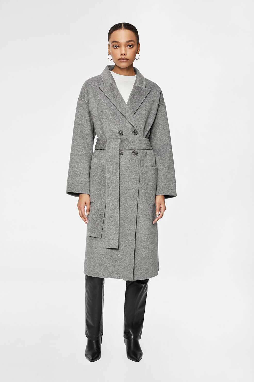 Anine bing dylan coat grey Clearance