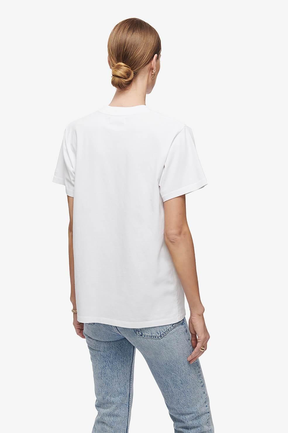 Anine Bing Lili T-shirt in White - Lyst
